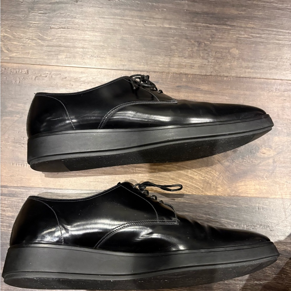 PRADA men’s leather lace-up shoes - Picture 10 of 11